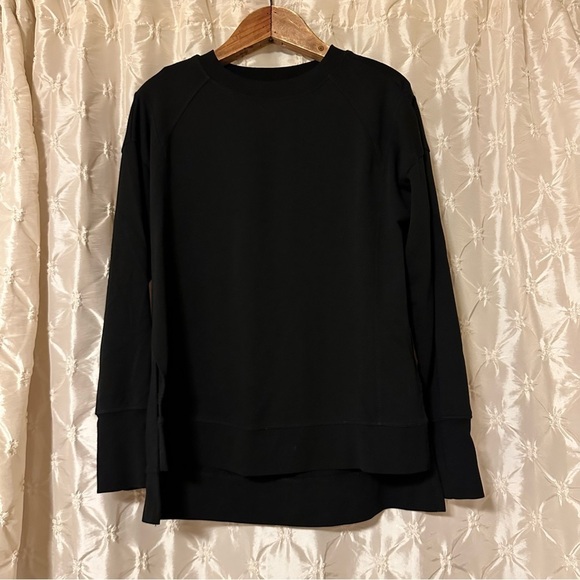Sweaty Betty After Class Pullover Sweatshirt Black Oversized - Picture 2 of 12